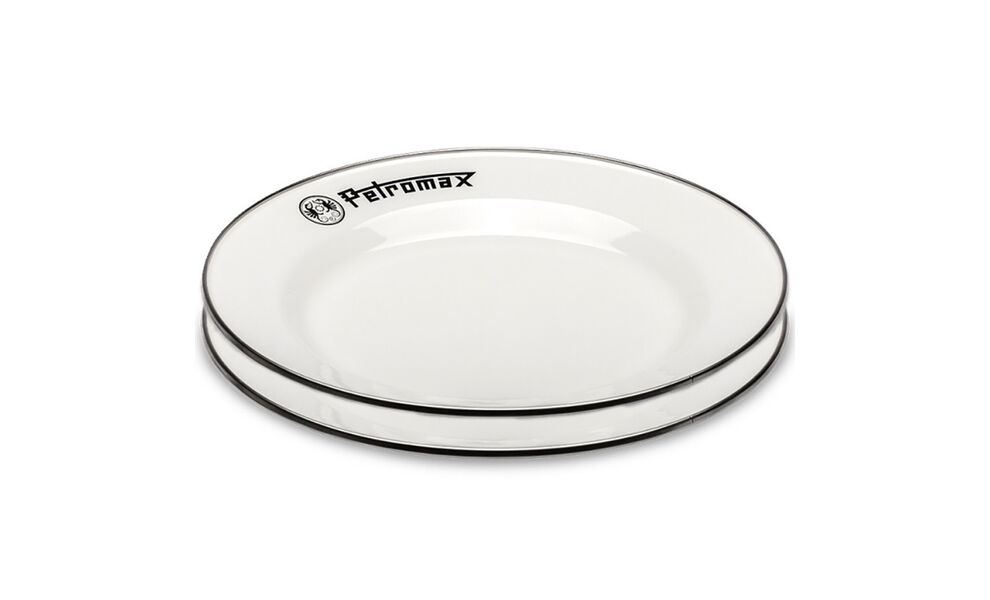 Кемпінговий набір тарілок Petromax Enamel (White), Ø26 см (2 шт), Діаметр: 26, Колір виробника: White, зображення 3