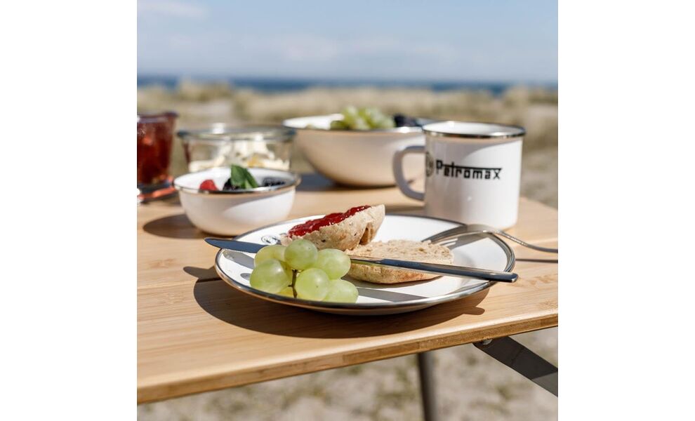 Кемпінговий набір тарілок Petromax Enamel (White), Ø26 см (2 шт), Діаметр: 26, Колір виробника: White, зображення 4