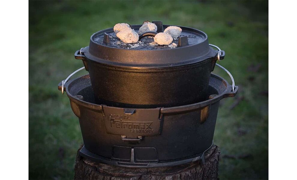 Портативний чавунний гриль для вугілля 2 в 1 Petromax Fire Barbecue Grill, зображення 17