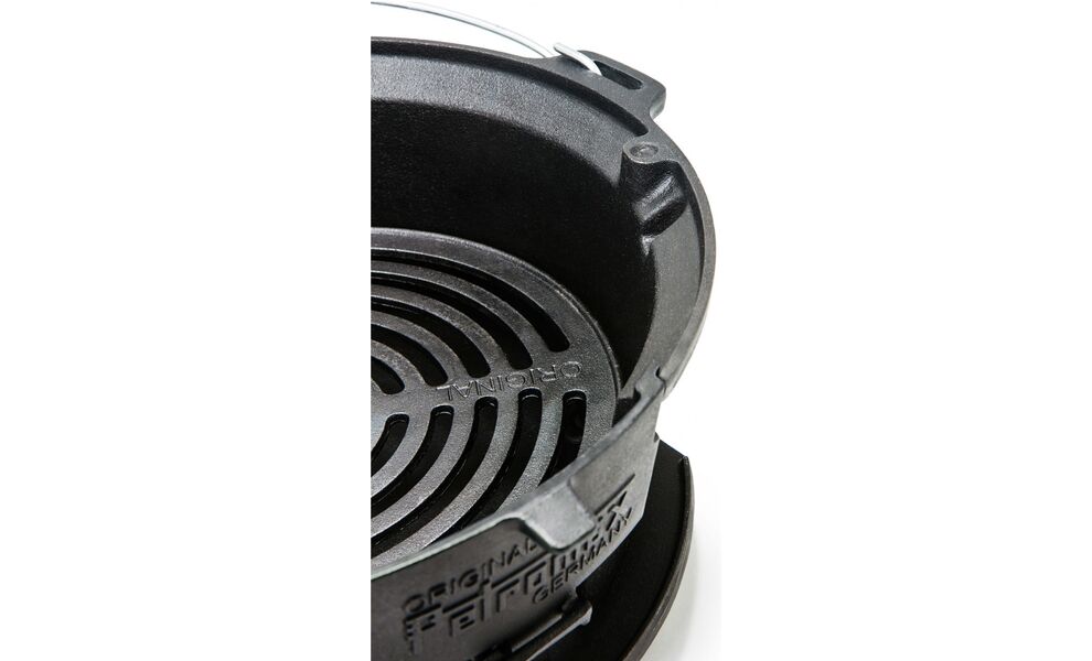 Портативний чавунний гриль для вугілля 2 в 1 Petromax Fire Barbecue Grill, зображення 8