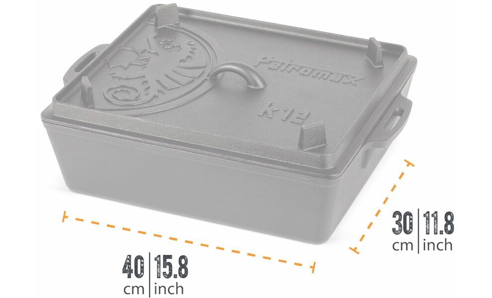 Чавунна жаровня Petromax Loaf на 8 л, Об'єм: 8, зображення 5