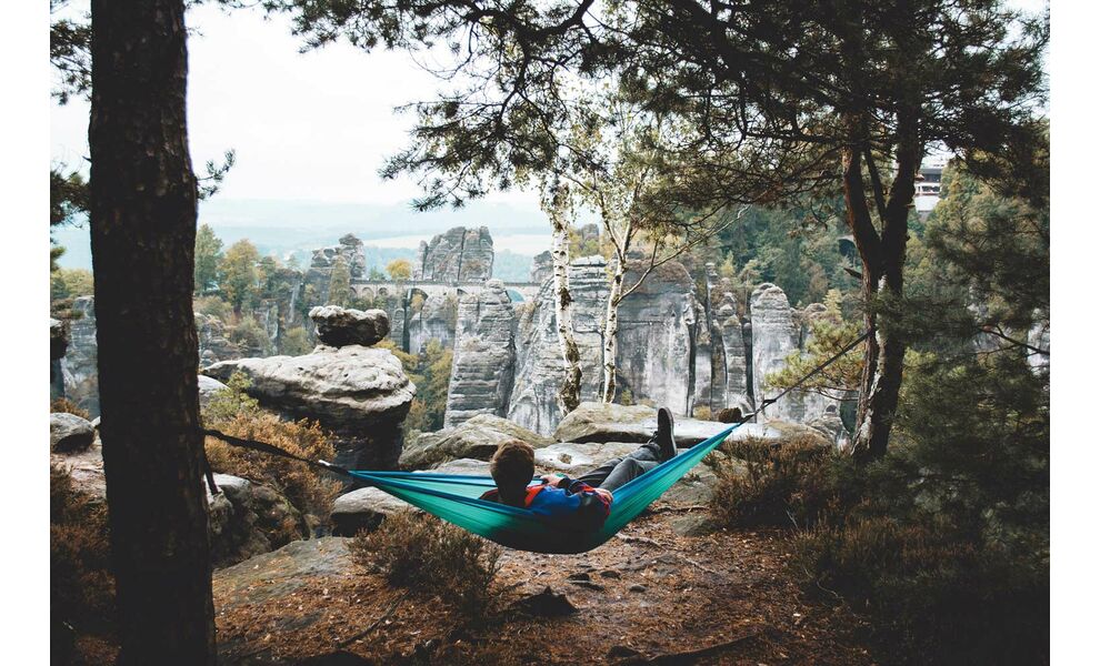 Гамак Amazonas Adventure (Ice Blue) (БЕЗ кріплень), Колір виробника: Ice Blue, зображення 5