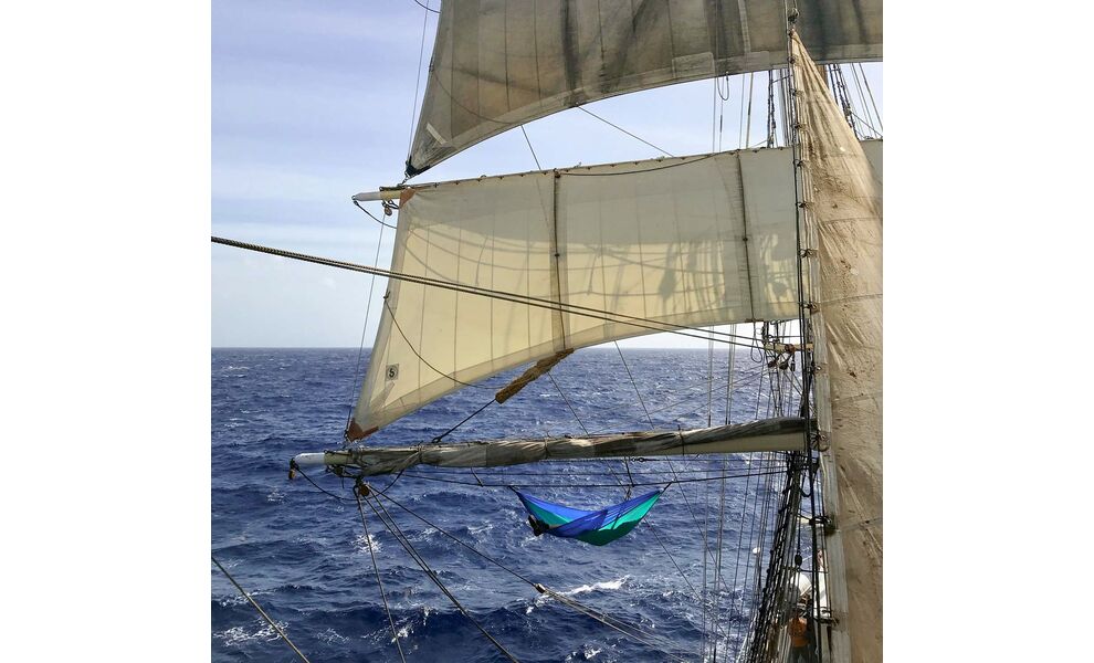 Гамак Amazonas Adventure (Ice Blue) (БЕЗ кріплень), Колір виробника: Ice Blue, зображення 9