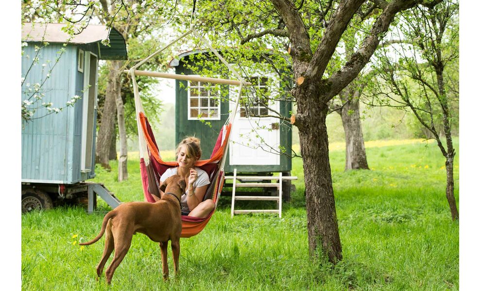 Крісло-гамак Amazonas Brasil (Acerola) (БЕЗ кріплень), Колір виробника: Acerola, зображення 4