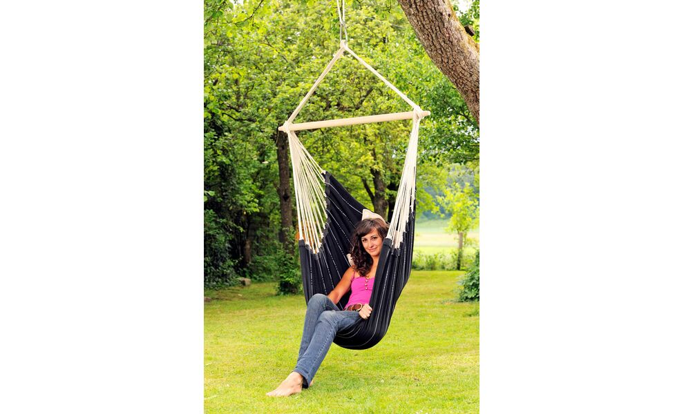 Крісло-гамак Amazonas Brasil (Black) (БЕЗ кріплень), Колір виробника: Black, зображення 4