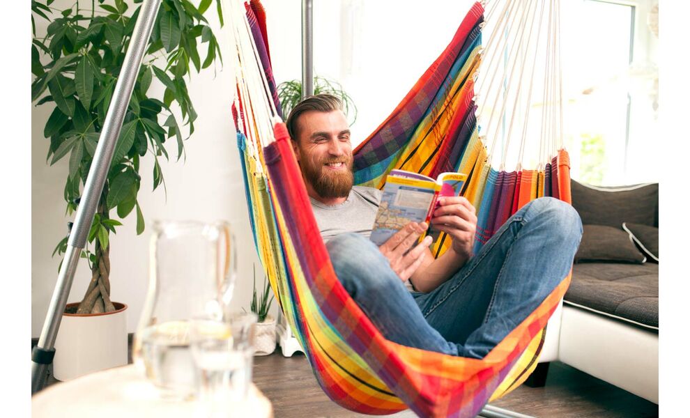 Крісло-гамак Amazonas Brasil (Rainbow) (БЕЗ кріплень), Колір виробника: Rainbow, зображення 3