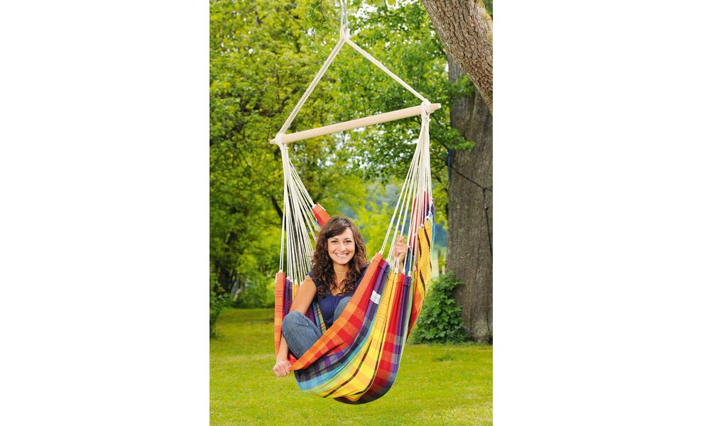Крісло-гамак Amazonas Brasil (Rainbow) (БЕЗ кріплень), Колір виробника: Rainbow, зображення 4