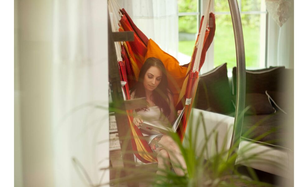 Крісло-гамак Amazonas Brasil XL (Lava) (БЕЗ кріплень), Колір виробника: Lava, зображення 6