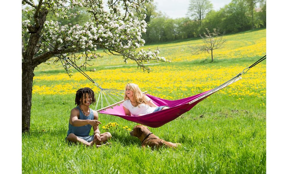 Гамак з планкою Amazonas Miami (Berry) (БЕЗ кріплень), зображення 7