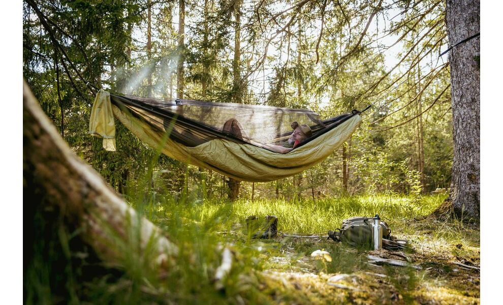 Туристичний гамак з москітною сіткою та ковдрою Amazonas Moskito-Traveller Quilted (БЕЗ кріплень), зображення 6