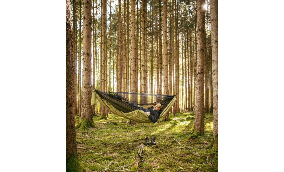 Туристичний гамак з москітною сіткою та ковдрою Amazonas Moskito-Traveller Quilted (БЕЗ кріплень), зображення 8