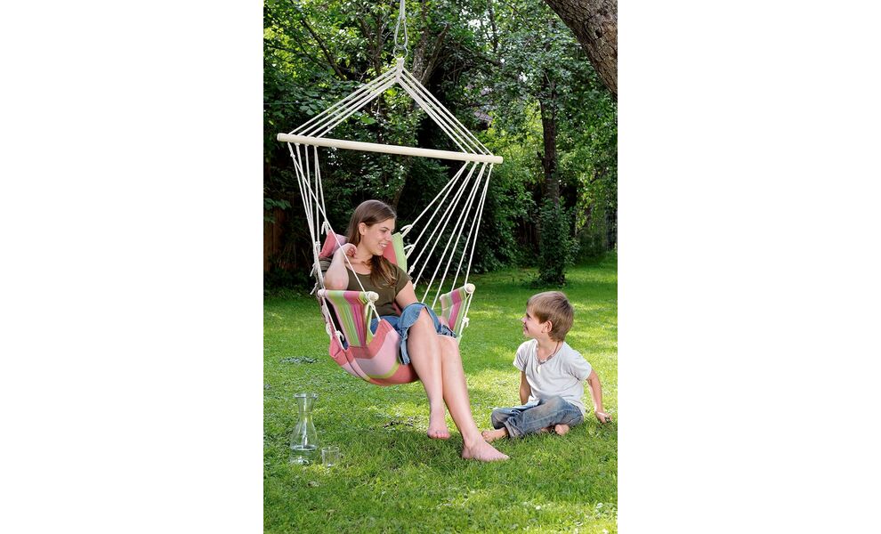 Крісло-гамак Amazonas Palau (Bubblegum) (БЕЗ кріплень), Колір виробника: Bubblegum, зображення 6