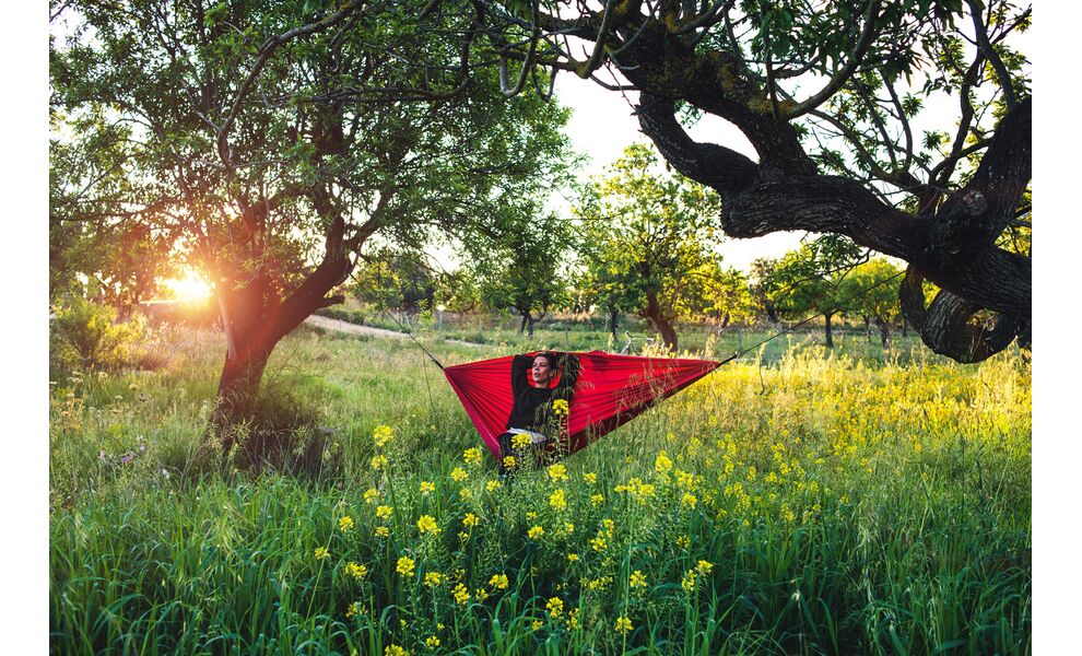 Гамак Amazonas Silk Traveller XL (Chilli) (БЕЗ кріплень), Колір виробника: Chilli, зображення 5