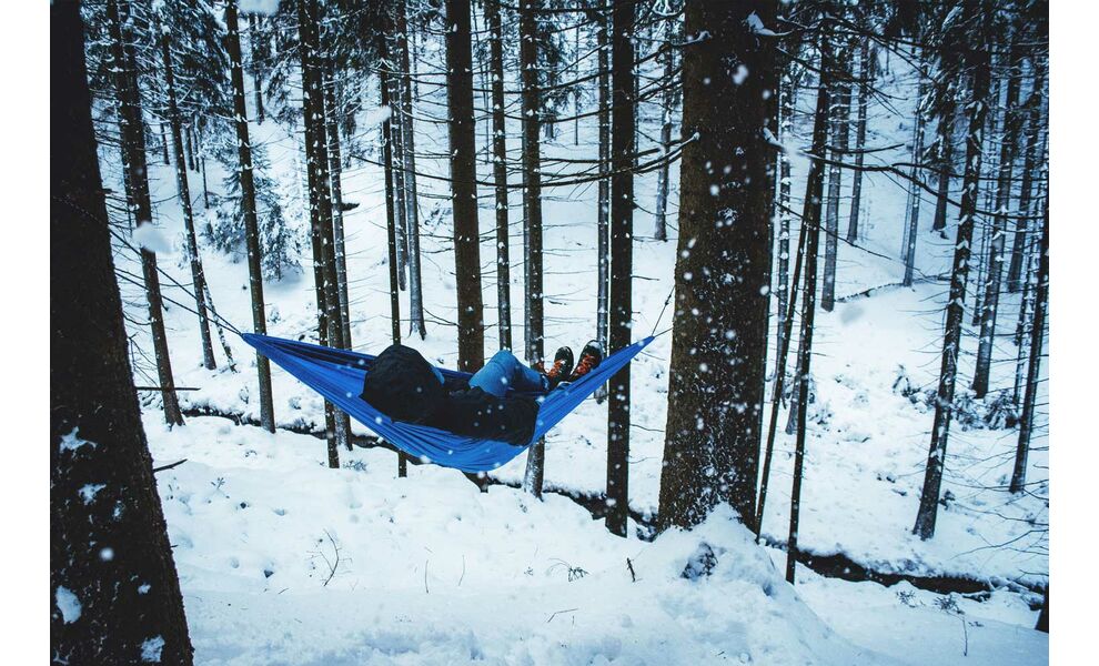 Гамак Amazonas Travel Set (Blue) (з кріпленнями), Колір виробника: Blue, зображення 8