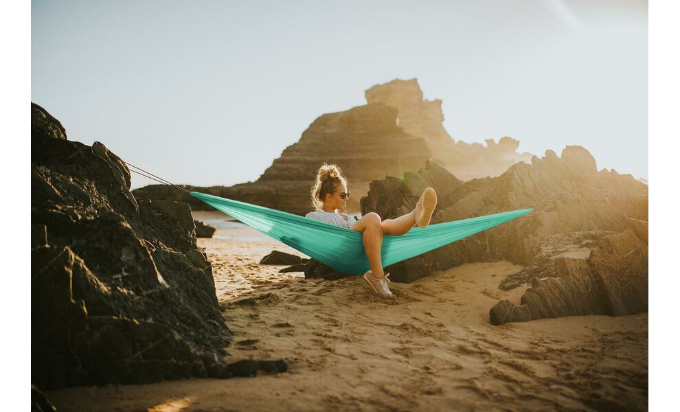 Гамак Amazonas Travel Set (Jungle) (з кріпленнями), Колір виробника: Jungle, зображення 7