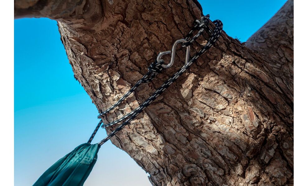 Гамак Amazonas Travel Set (Jungle) (з кріпленнями), Колір виробника: Jungle, зображення 8