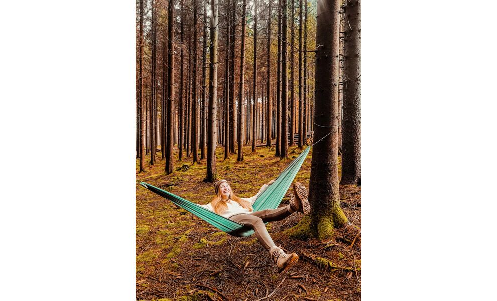 Гамак Amazonas Travel Set (Jungle) (з кріпленнями), Колір виробника: Jungle, зображення 9