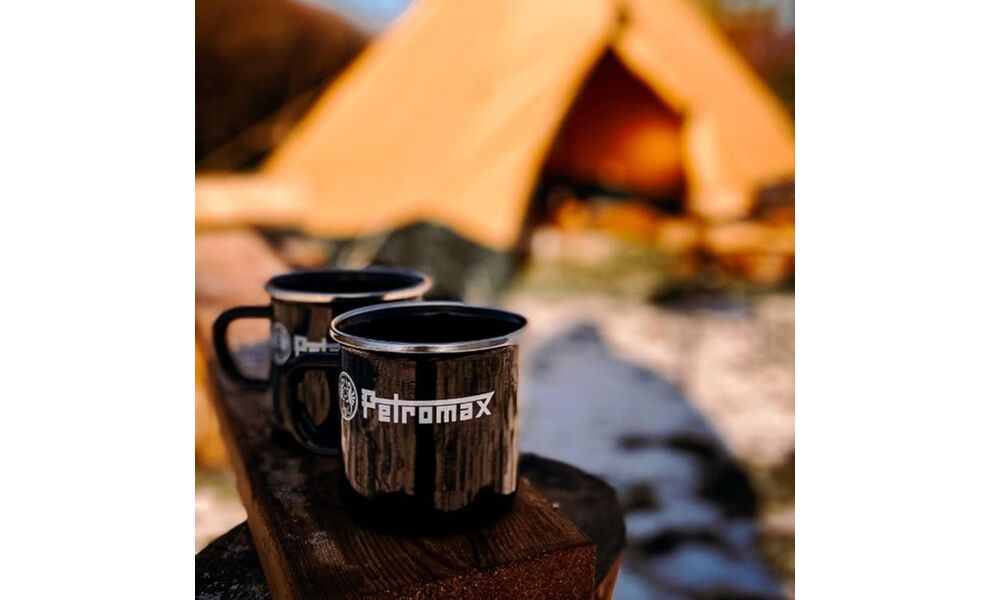 Кемпінгова кружка Petromax Enamel (Black) на 300 мл, Об'єм: 300, Колір: Black, зображення 6