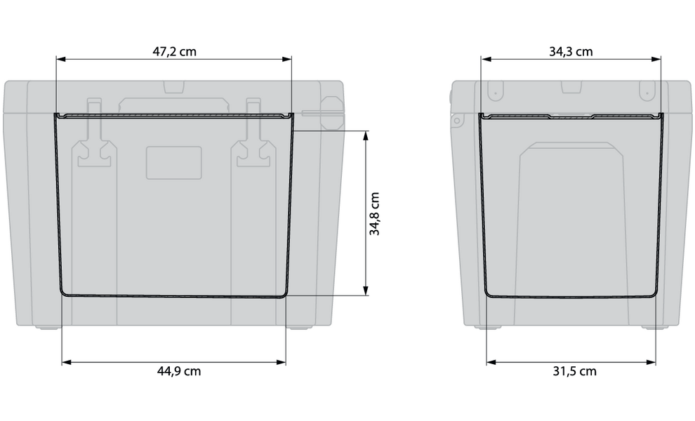 Термобокс Petromax Passive Cooler Box, 50 л, Об'єм: 50, Колір: Sand, зображення 6