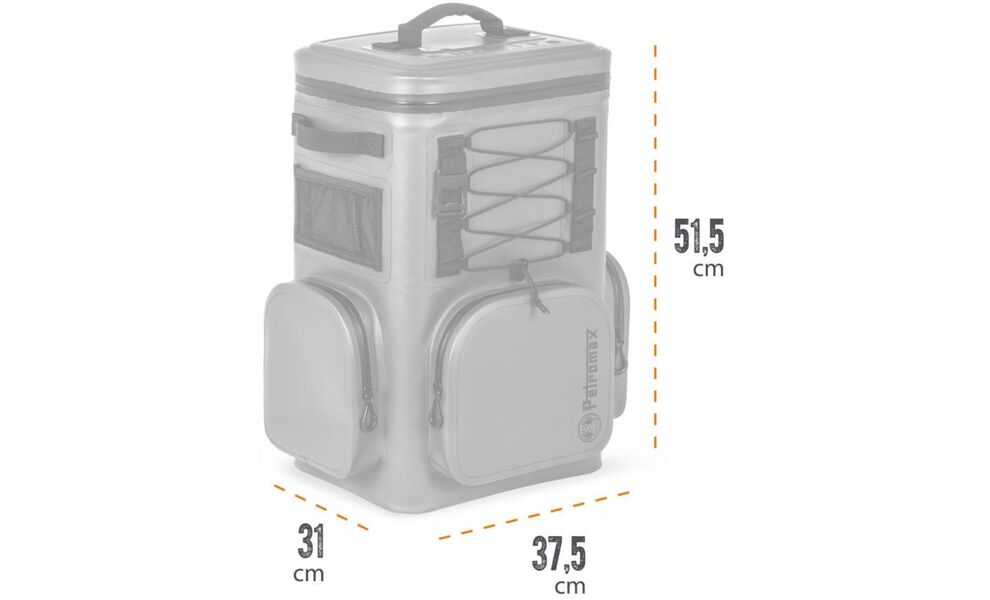 Терморюкзак Petromax Refrigerated Backpack, 17 л, Об'єм: 17, Колір: Grey, зображення 5