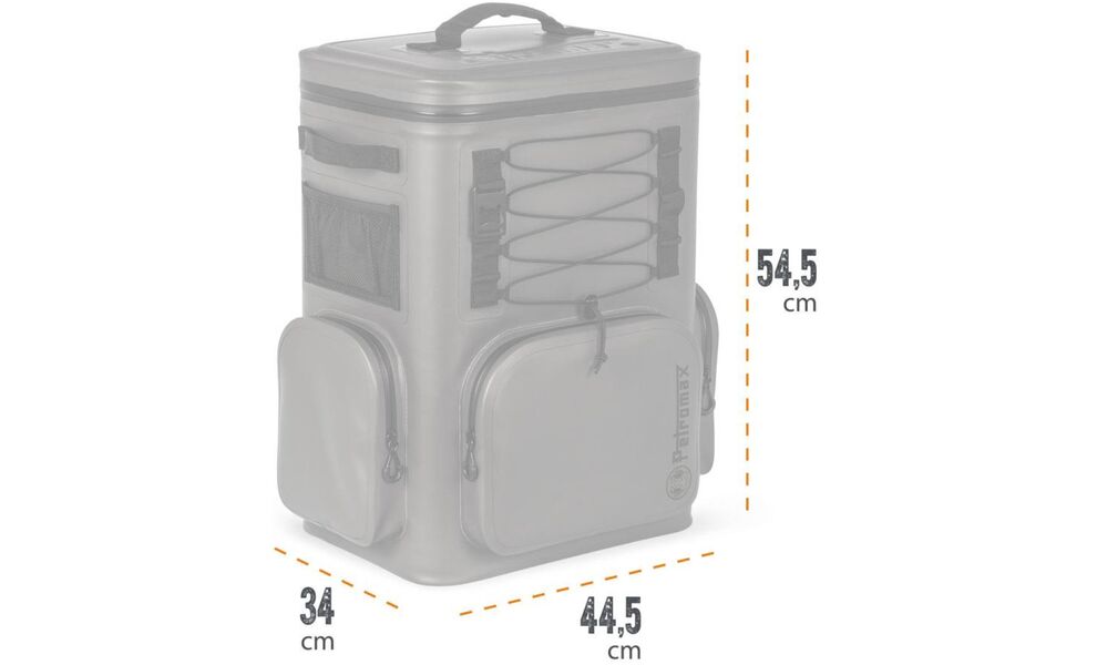 Терморюкзак Petromax Refrigerated Backpack, 27 л, Об'єм: 27, Колір: Grey, зображення 4