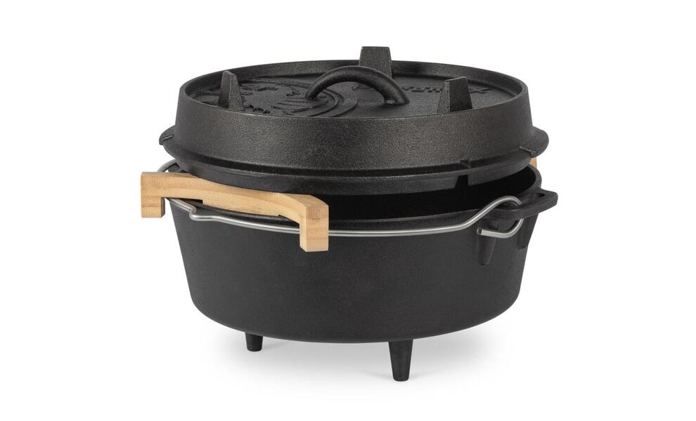 Дерев'яний роздільник-підставка для кришки Petromax Lid Spacer казана-жаровні Dutch Oven (2 шт.), зображення 5