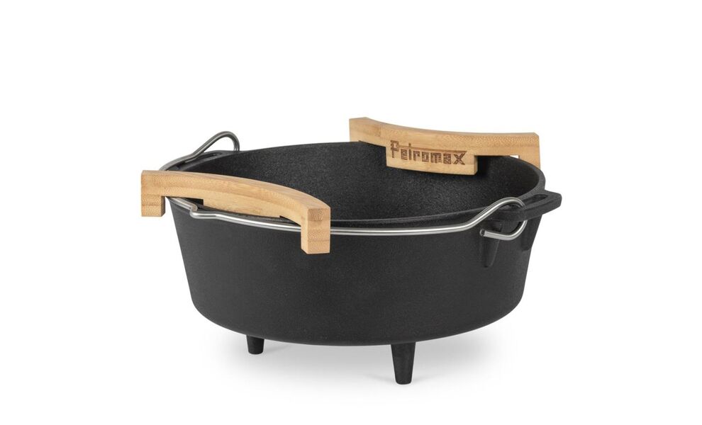 Дерев'яний роздільник-підставка для кришки Petromax Lid Spacer казана-жаровні Dutch Oven (2 шт.), зображення 7