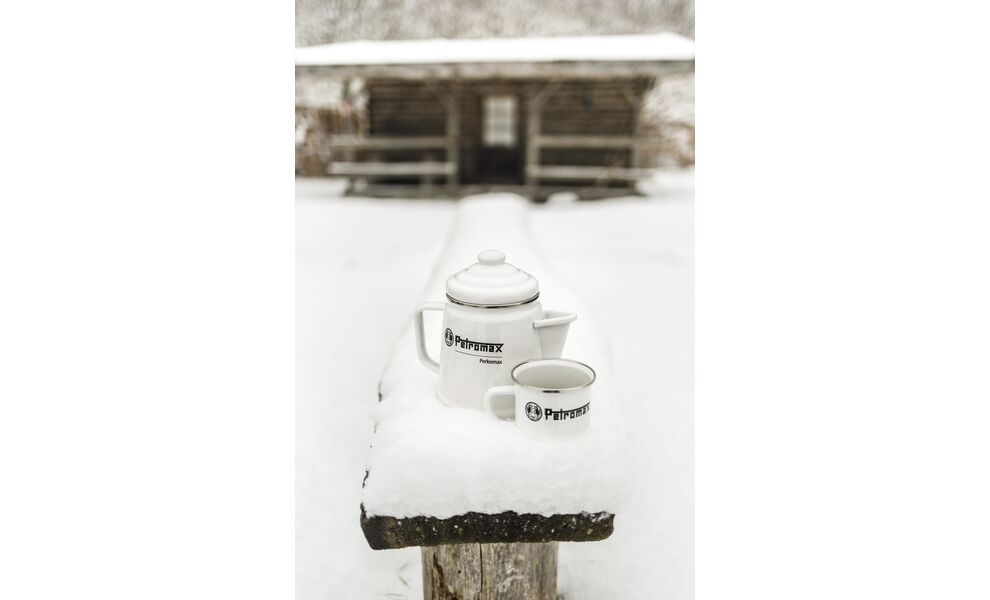 Туристична кавоварка-перколятор Petromax Tea and Coffee (White), 1,3 л, Об'єм: 1,3, Колір виробника: White, зображення 15