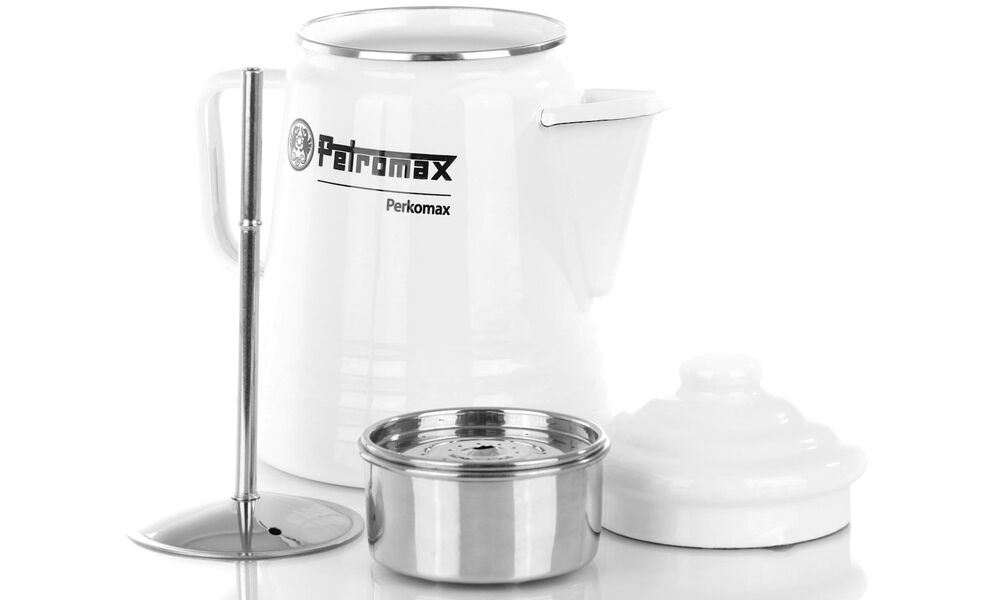Туристична кавоварка-перколятор Petromax Tea and Coffee (White), 1,3 л, Об'єм: 1,3, Колір виробника: White, зображення 5