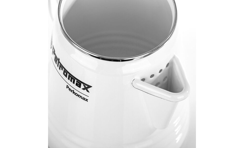 Туристична кавоварка-перколятор Petromax Tea and Coffee (White), 1,3 л, Об'єм: 1,3, Колір виробника: White, зображення 6