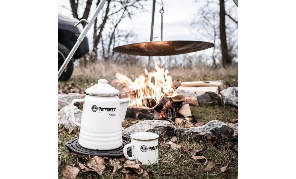 Туристична кавоварка-перколятор Petromax Tea and Coffee (White), 1,3 л, Об'єм: 1,3, Колір виробника: White, зображення 13