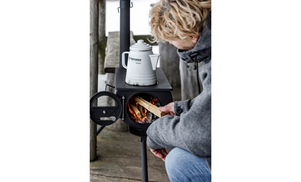 Туристична кавоварка-перколятор Petromax Tea and Coffee (White), 1,3 л, Об'єм: 1,3, Колір виробника: White, зображення 10