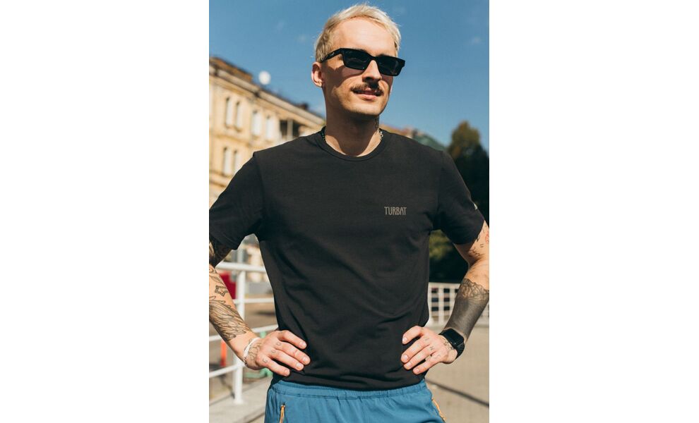 Футболка чоловіча Turbat Emblema (Black), Колір виробника: Black, Розмір: XXXL, зображення 2