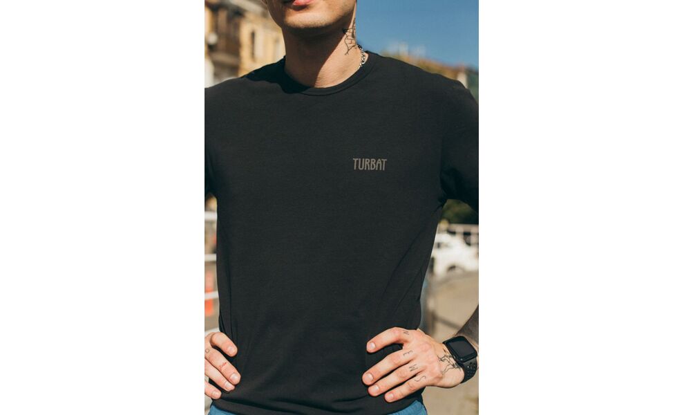 Футболка чоловіча Turbat Emblema (Black), Колір виробника: Black, Розмір: M, зображення 3