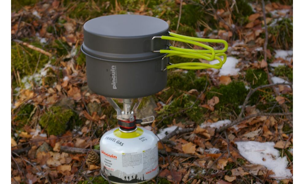 Кемпінговий набір посуду з чохлом Pinguin Quadri на 4 особи: 2 каструлі, 2 сковороди, 4 миски, зображення 8