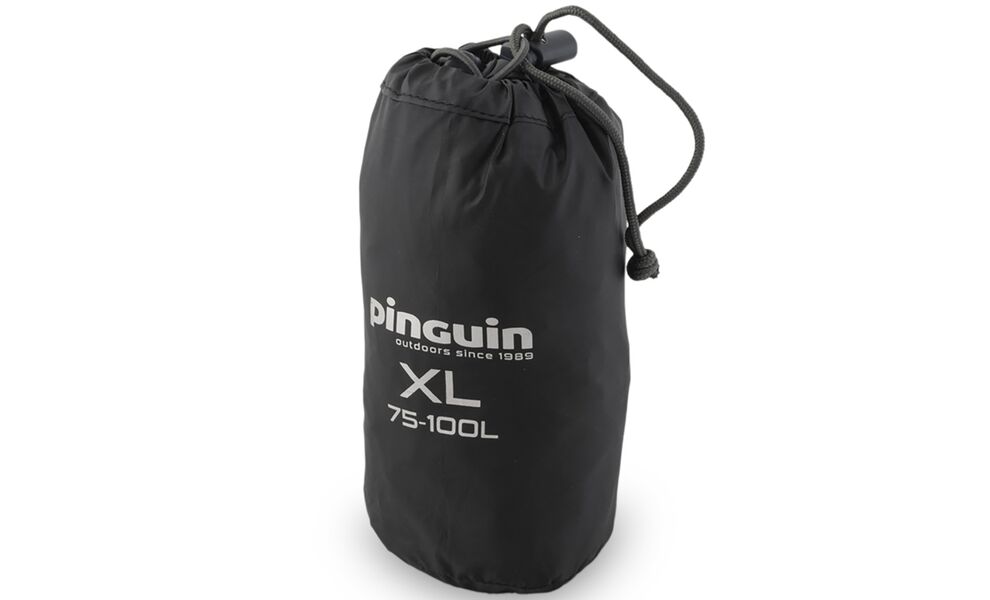 Дощовик на рюкзак Pinguin Raincover - XL (Black), 75-100 л, Об'єм рюкзака: 75-100, Колір виробника: Black, зображення 6