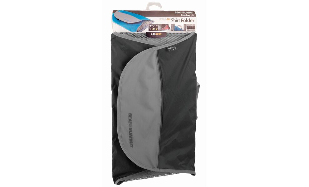 Дорожній органайзер для сорочок Sea to Summit Shirt Folder - S (Black/Grey), Тип розміру: S, Колір виробника: Black/Grey, зображення 4