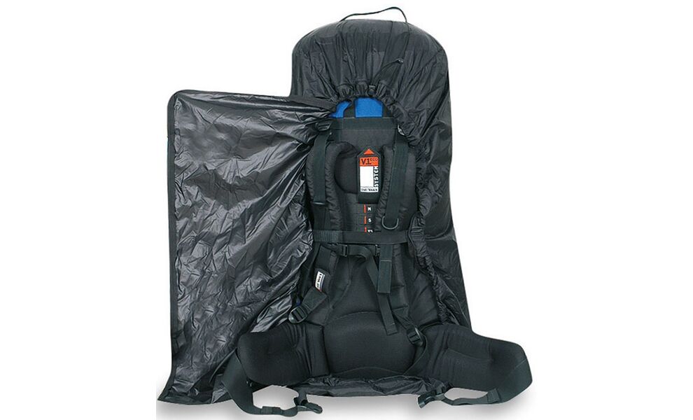 Дощовик на рюкзак Tatonka Luggage Cover - XL (Black), 80-100 л, Об'єм рюкзака: 80-100, Колір виробника: Black, зображення 2