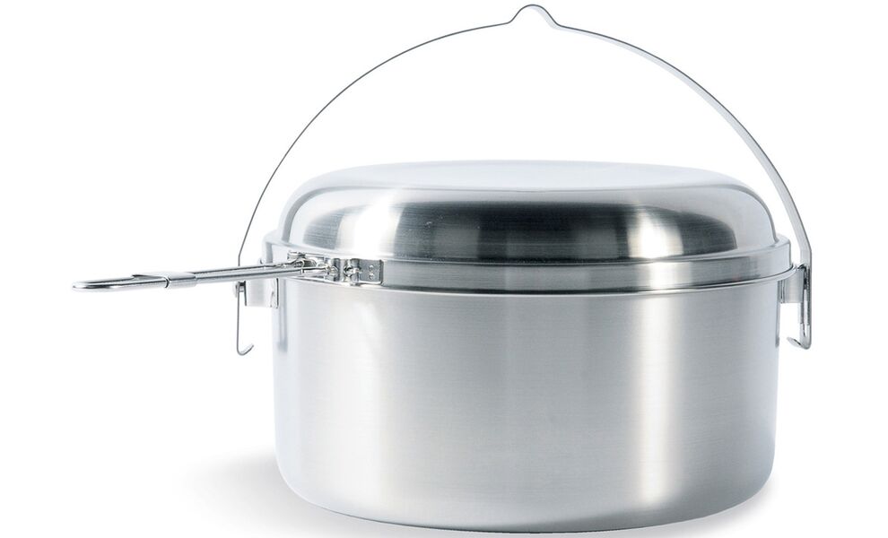 Туристичний набір сталевого посуду Tatonka Kettle на 4 л: казанок, сковорода, Тип комплекту: 4 л, зображення 2