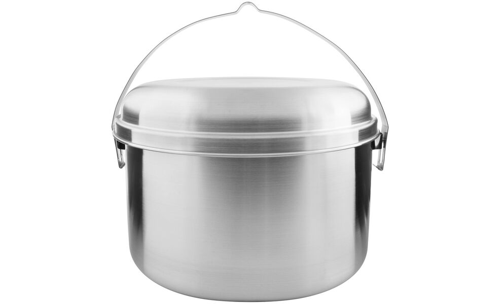 Туристичний набір сталевого посуду Tatonka Kettle на 6 л: казанок, сковорода, Тип комплекту: 6 л, зображення 2