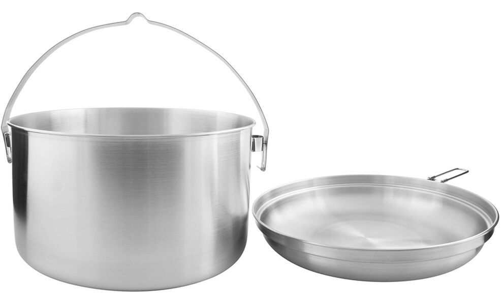 Туристичний набір сталевого посуду Tatonka Kettle на 6 л: казанок, сковорода, Тип комплекту: 6 л, зображення 3