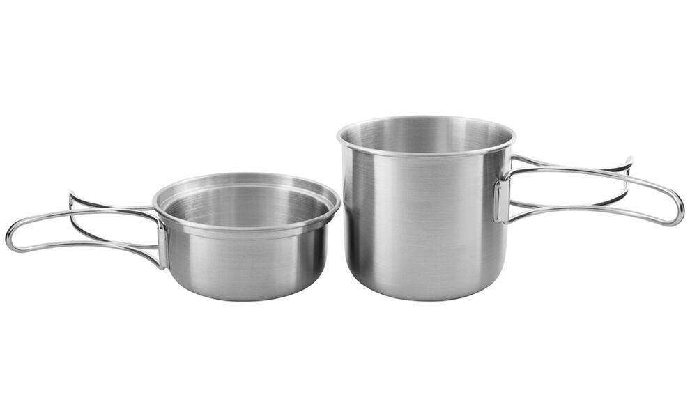 Похідний набір сталевого посуду Tatonka Handle Mug 500 Set: кружка, миска, Тип комплекту: 500 мл, зображення 5