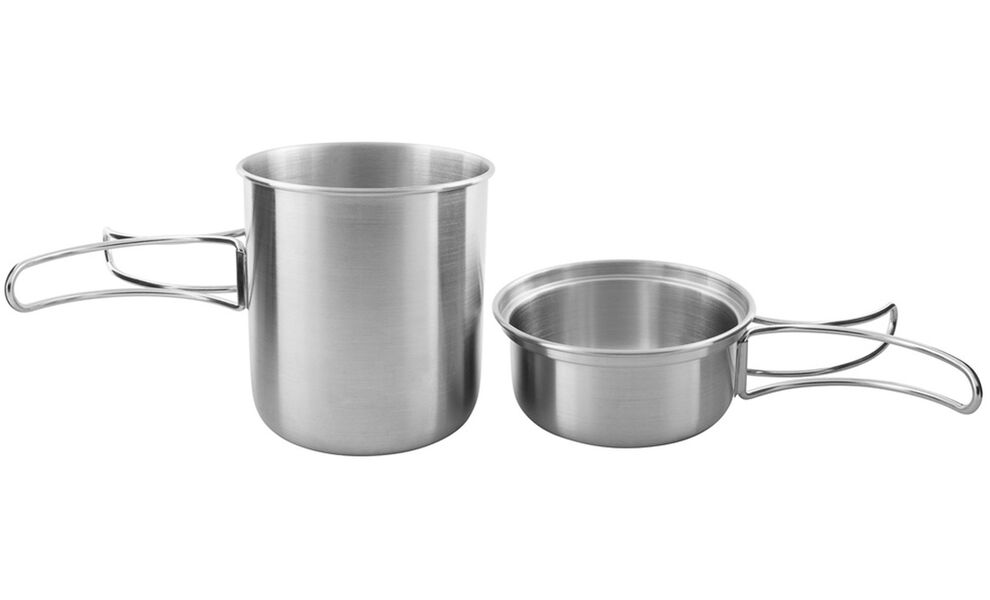 Похідний набір сталевого посуду Tatonka Handle Mug 600 Set: кружка, миска, Тип комплекту: 600 мл, зображення 5