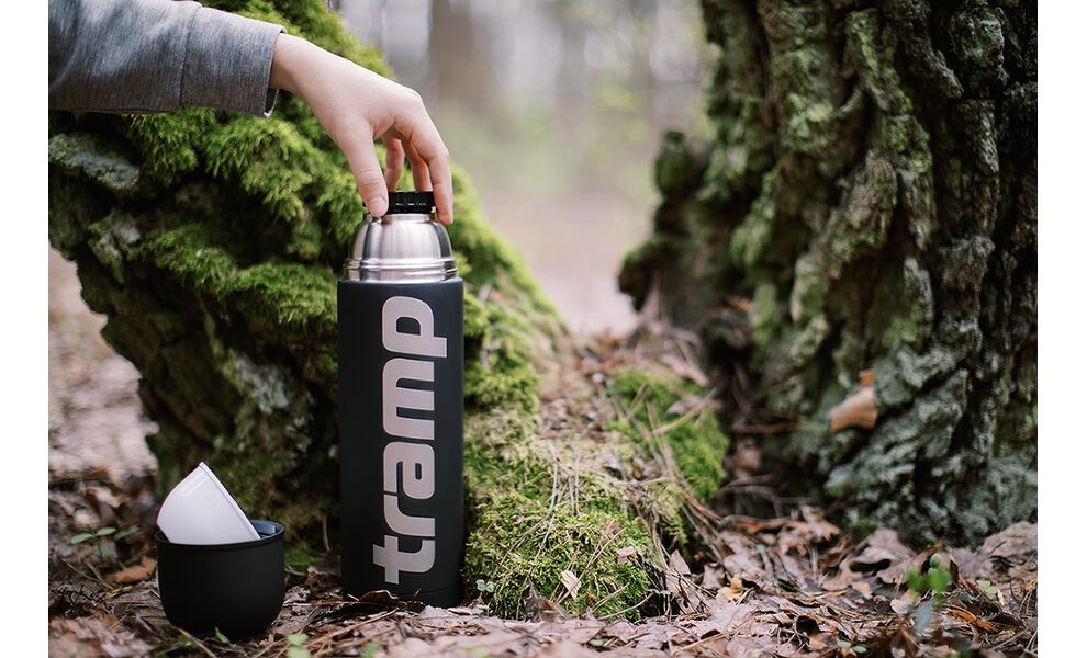 Термос Tramp Soft Touch UTRC-109 (Grey) на 1 л, Об'єм: 1000, Колір: Grey, зображення 7