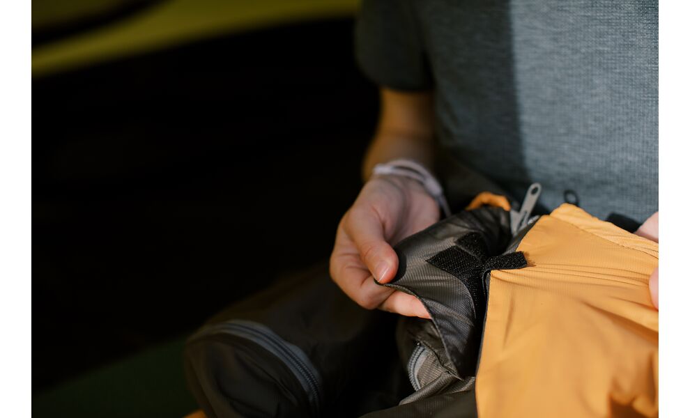 Демісезонний туристичний спальник Tramp Windy Light (Yellow) до 5°C: з капюшоном, Максимальний зріст користувача: 195, Колір: Yellow/Grey, Сторона застібки: ліва, зображення 22