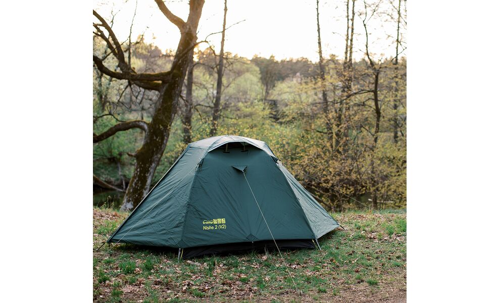 2-місний намет Tramp Nishe 2 V2: двошаровий, Кількість місць: 2, Колір: Green, зображення 27