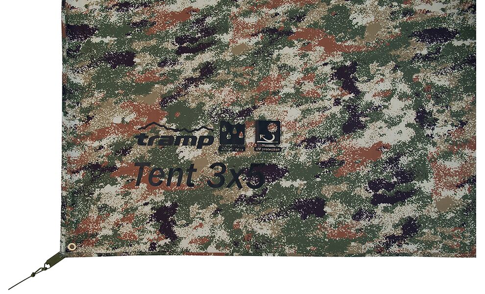 Камуфляжний тент Tramp UTRT-101 (Camo), 300x500 см, Розмір: 300x500, Колір виробника: Camo, зображення 2
