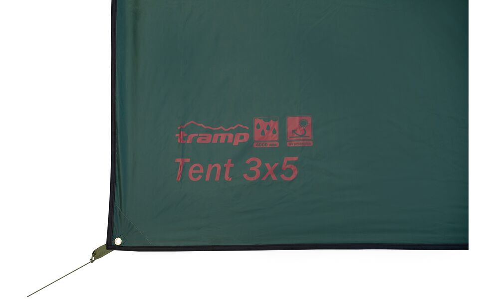 Туристичний тент Tramp UTRT-101 (Green), 300x500 см, Розмір: 300x500, Колір виробника: Green, зображення 3