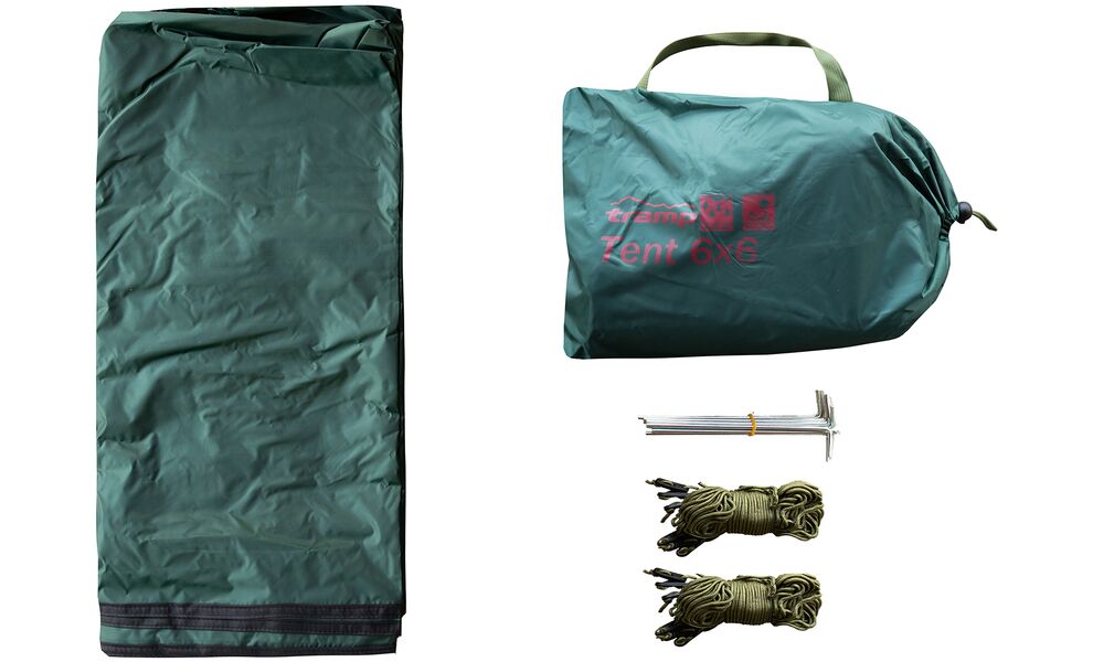 Туристичний тент Tramp UTRT-103, 600x600 см, Розмір: 600x600, Колір виробника: Green, зображення 8
