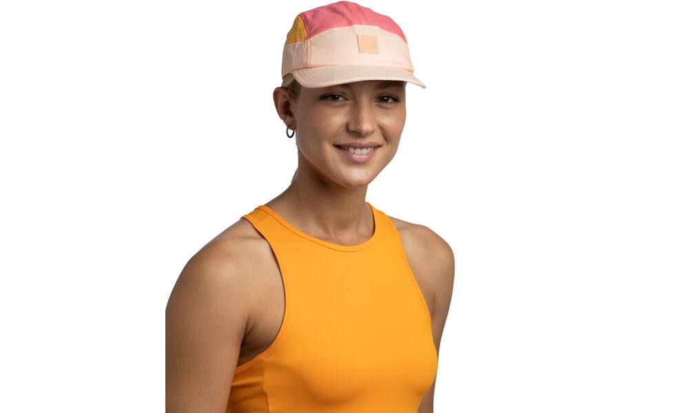 Кепка BUFF® 5 Panel Go (Domusi Apricot), Колір виробника: Domusi Apricot, Тип розміру: S/M, зображення 3